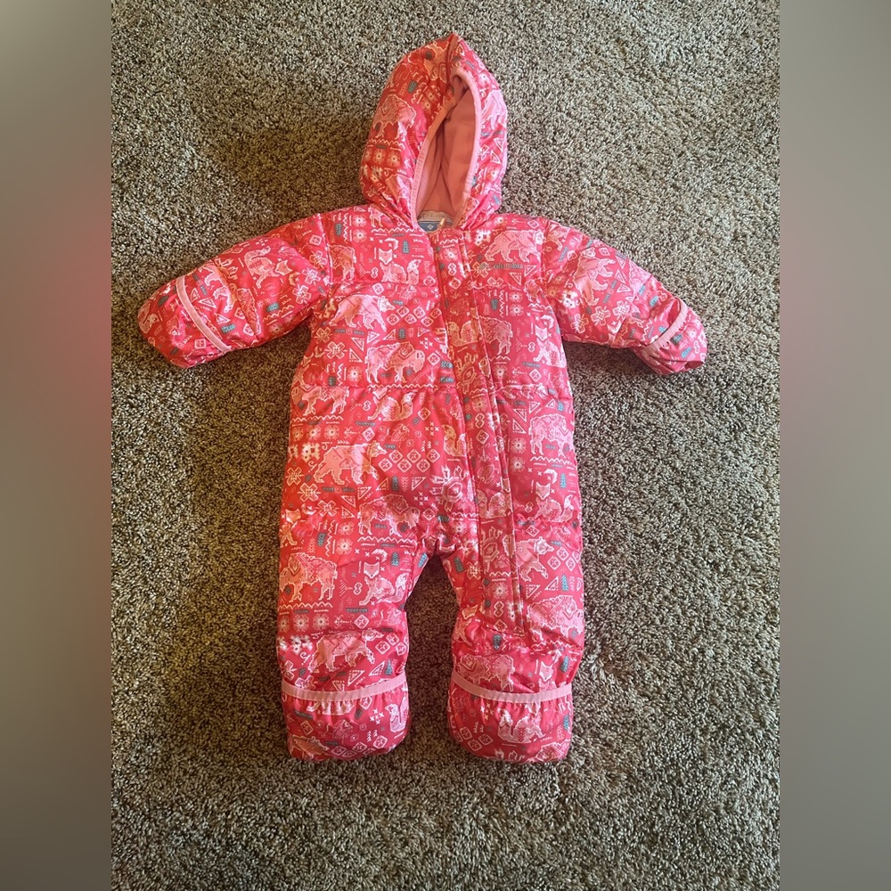Columbia down snowsuit